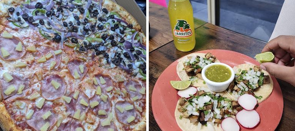 Outsider Pizza Menu