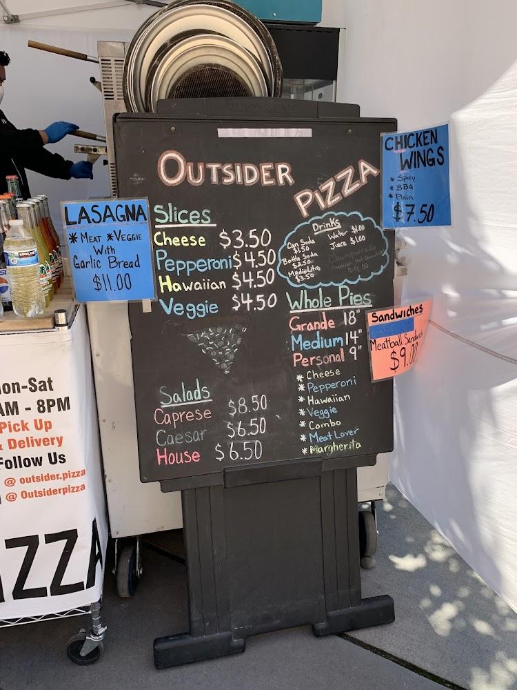 Outsider Pizza Menu image 4